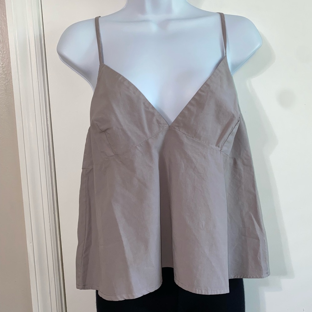 LYR By Splendid Grey blouse size medium new